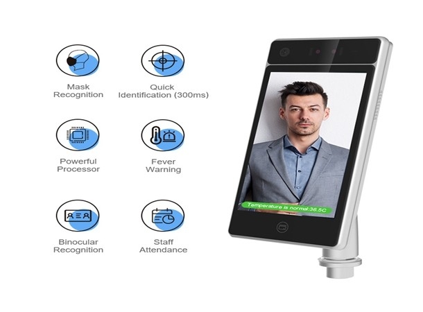 10 Inch Android Facial Recognition Temperature Scanner IP67